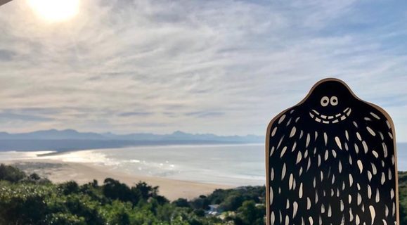A Lyle held up in front of Plettenburg Bay, South Africa