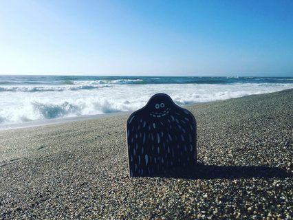 A Lyle held up in front of South Beach