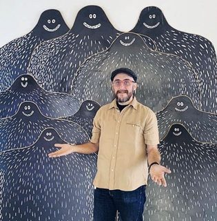 A Lyle held up in front of Santa Monica