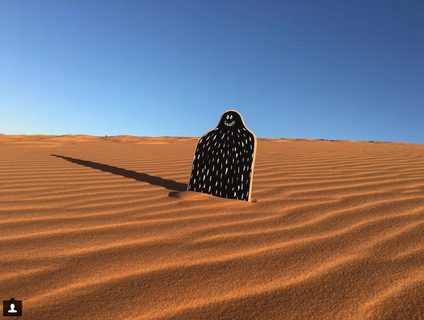 A Lyle held up in front of Morocco