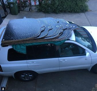 A Lyle held up in front of San Anselmo