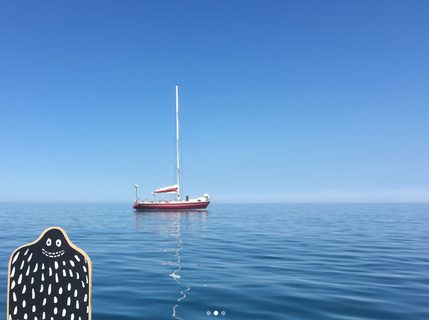 A Lyle held up in front of Lundy