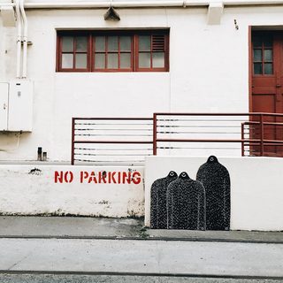 A Lyle held up in front of Fort Mason