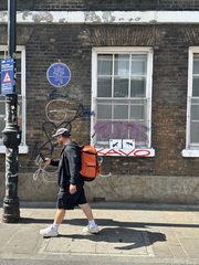 An ant left in a public place, Brick Lane
