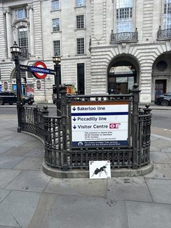 An ant left in a public place, the Royal Academy