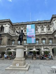 An ant left in a public place, the Royal Academy