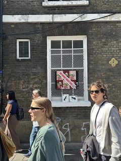 An ant left in a public place, Brick Lane