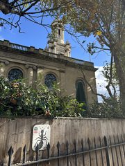 An ant left in a public place