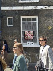 An ant left in a public place, Brick Lane