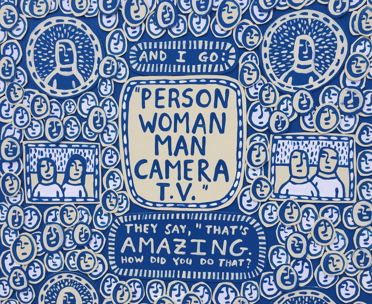 [343] Person, Woman, Man, Camera, TV