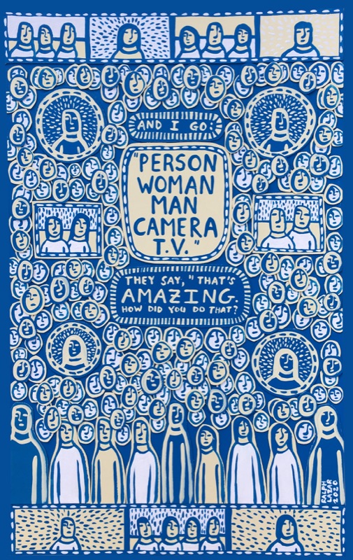 [343] Person, Woman, Man, Camera, TV