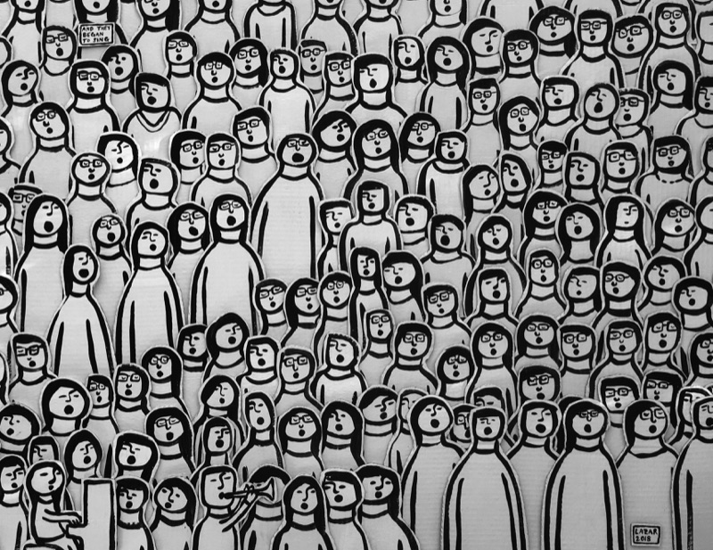 [67] And They Began to Sing (white)
